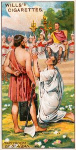 Martyrium af St Alban, 304 e.Kr af English School