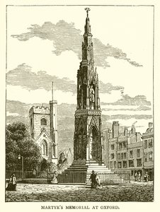 Martyrs Memorial i Oxford af English School