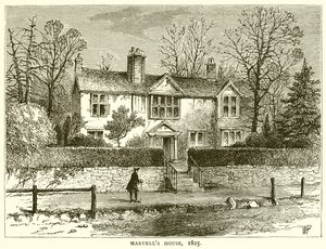 Marvells House, 1825 af English School