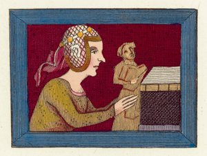 Mary De St Paul (farvet gravering) af English School