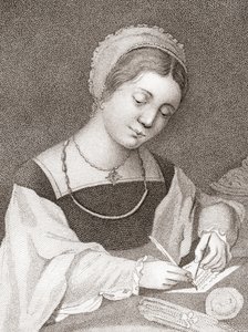 Mary, dronning af skotter af English School