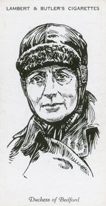 Mary Russell, hertuginde af Bedford, engelsk flyver af English School