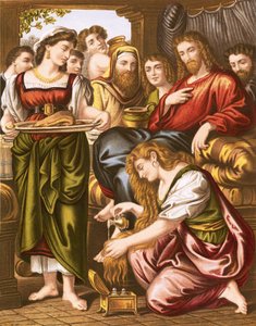Maria salver Jesu fødder af English School