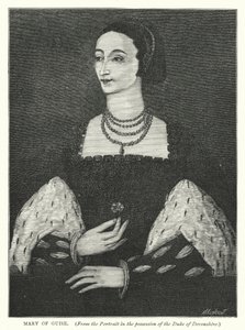 Mary of Guise (gravering) af English School