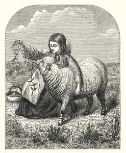 Marias lam (gravering) af English School