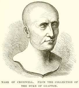 Maske af Cromwell af English School