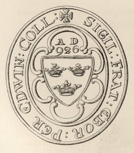 Frimurerisk segl af Grand Lodge of All England, York, ca. 1766, fra The History of Freemasonry, bind II, udgivet af Thomas C. Jack, London, 1883 af English School