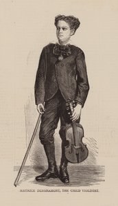 Maurice Dengremont, Børneviolinisten (kobberstik) af English School