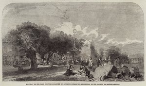 maj-dag i det sidste århundrede (gravering) af English School