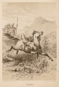 Mazeppa, baseret på digtet af Lord Byron af English School