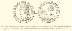 Medalje slået til minde om James II