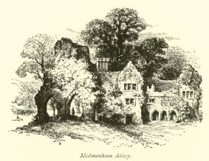 Medmenham Abbey af English School
