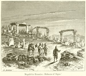 Megalitiske rester: Dolmens of Sigus af English School