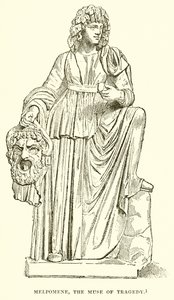 Melpomene, Tragediens Muse af English School