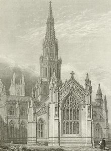 Melrose Abbey, restaureret af English School