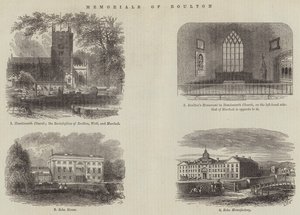 Mindesmærker for Boulton (gravering) af English School