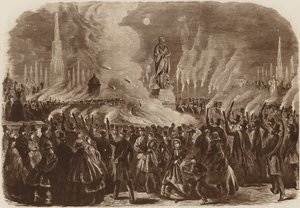 Mendelssohn Festival, Fakkeloptoget, 1860 af English School