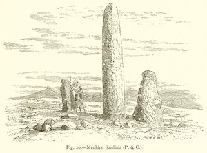 Menhirs, Sardinien af English School