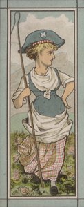 Illustration af menu: Schweiz (farvelitografi) af English School
