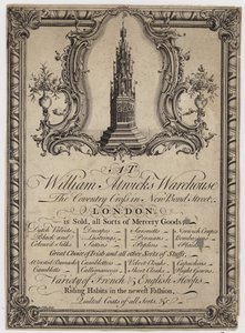 Mercer, William Atwick, handelskort af English School
