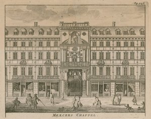 Mercers Chapel, Cheapside, London af English School