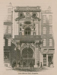 Mercers Hall, Cheapside, London af English School