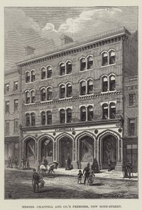 Messers Chappell og Companys lokaler, New Bond-Street (gravering) af English School