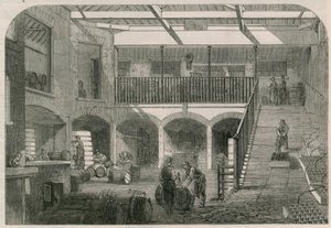 Mrs Gilbeys vinbutikker i Titchfield Street af English School
