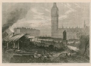 Metropolitan District Railway arbejder i Westminster af English School
