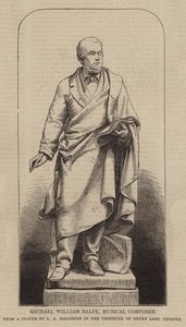 Michael William Balfe, musikalsk komponist (gravering) af English School