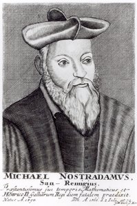 Michel Nostradamus (1503-66) af English School