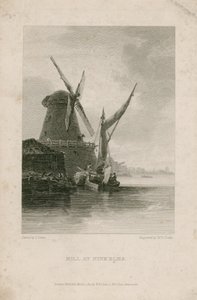 Mølle ved Nine Elms af English School