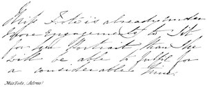 Miss Foote, (skuespillerinde) af English School