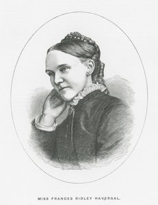 Miss Frances Ridley Havergal (litografi) af English School