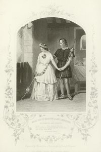 Miss Jenny Marston og Mr F Robinson som Florizel og Perdita, The Winter