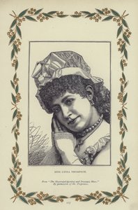 Miss Lydia Thompson (gravering) af English School