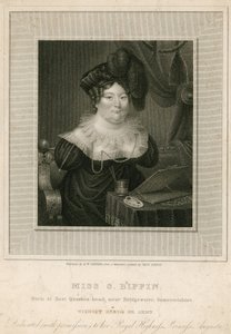 Frøken Sarah Biffin, kunstner af English School
