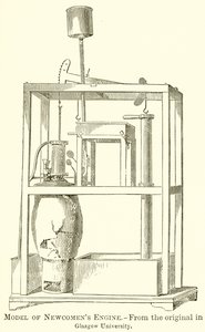Model af Newcomens Engine af English School