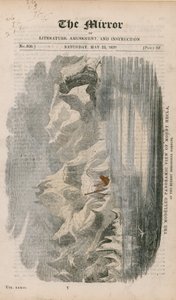 Modelleret panoramaudsigt over Mount Hecla af English School