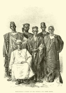 Muhammedanske negre fra Senegal- og Nigerbassinerne (gravering) af English School