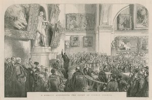 Monsieur Kossuth taler til Retten i Det Fælles Råd af English School
