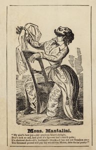Monsieur Mantalini fra Nicholas Nickleby af English School