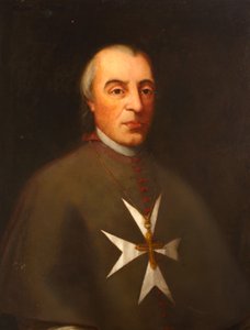 Monsignor Vincenzo Labini, biskop af Malta, 1798 af English School