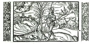 Januar måned fra en hyrdekalender, 1579 af English School