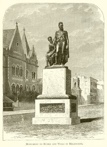 Monument til Burke og Wills i Melbourne af English School