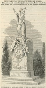 Monument til Madame Soyer af English School