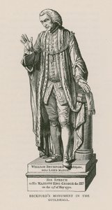 Monument til William Beckford af English School
