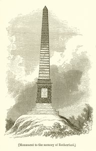Monument til Rutherfords minde af English School