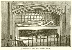 Monument til prinsesse Elizabeth af English School