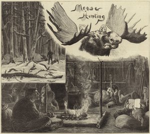 Elchjagd in Nova Scotia von English School